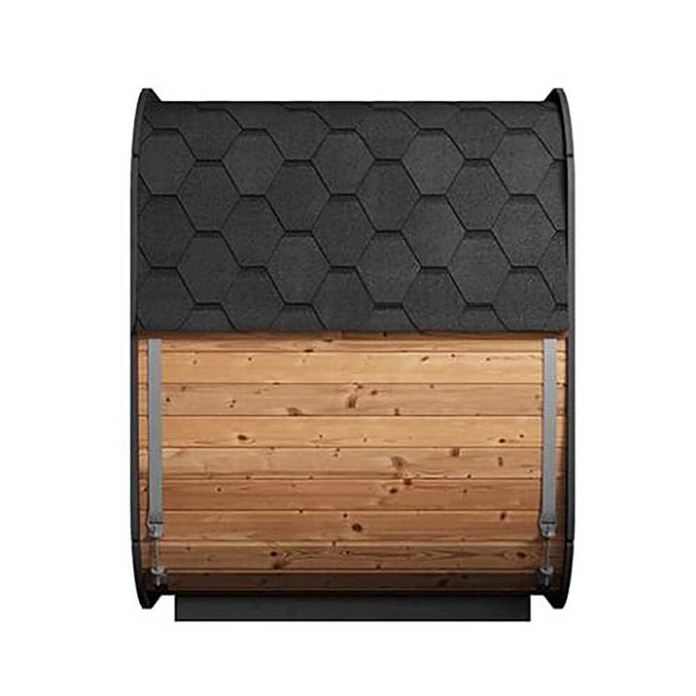 SaunaLife Model CL5G 4-Person Cube-Series Luxury Wooden Outdoor Home Sauna Kit [SL-MODELCL5G] (SAK91835)